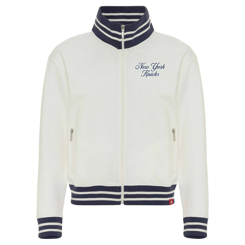 New York Knicks Sportiqe Women's Athletic Club Collection Sutton French Terry Full-Zip Jacket