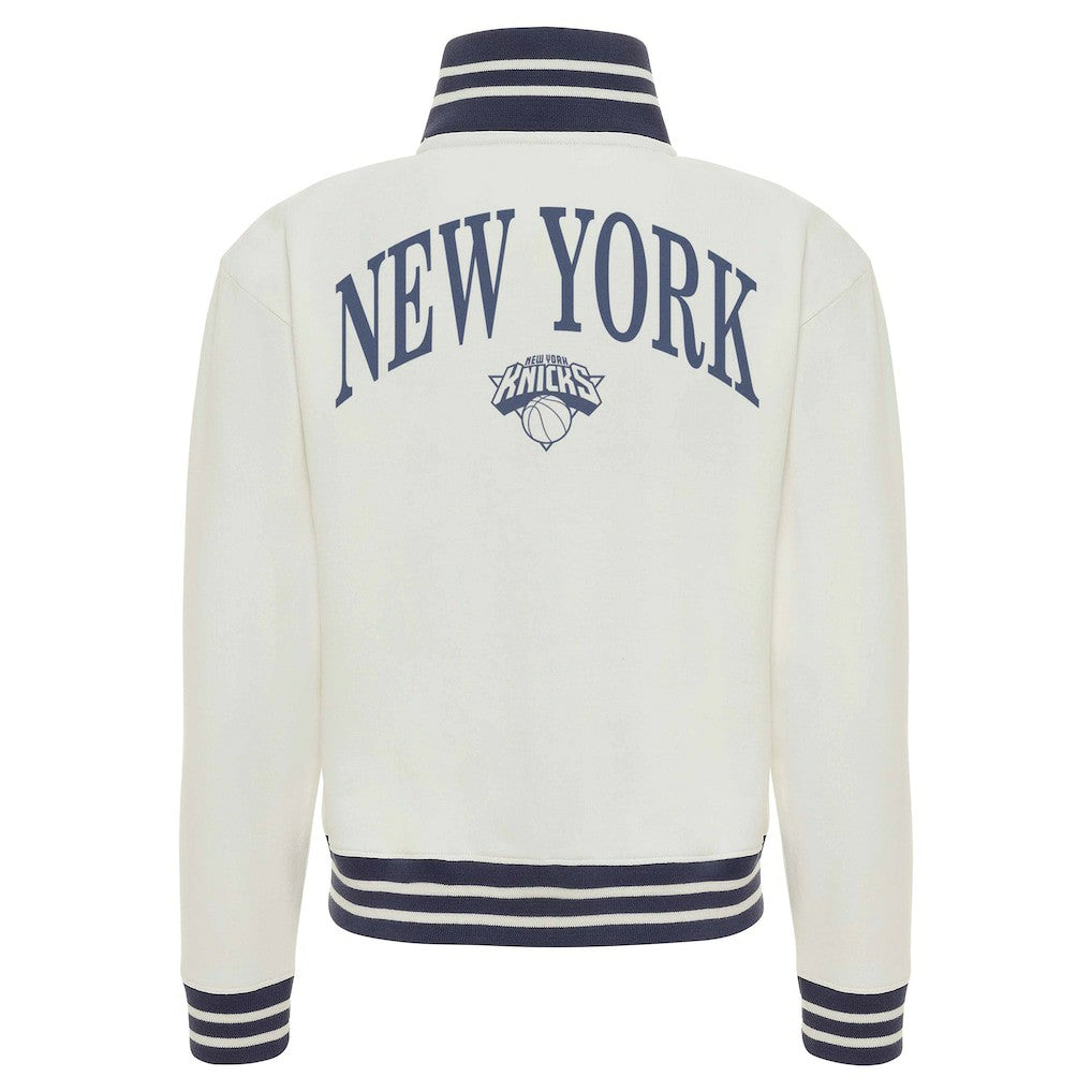 New York Knicks Sportiqe Women's Athletic Club Collection Sutton French Terry Full-Zip Jacket