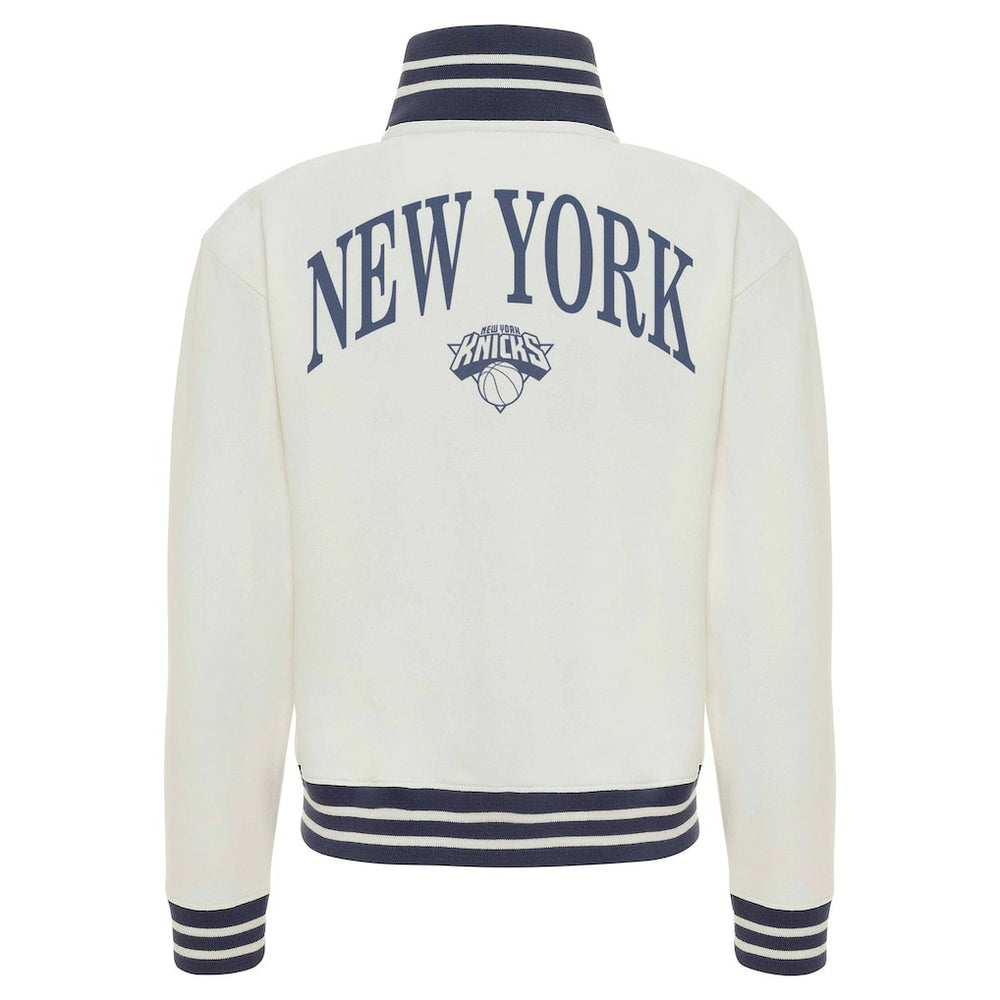 New York Knicks Sportiqe Women's Athletic Club Collection Sutton French Terry Full-Zip Jacket