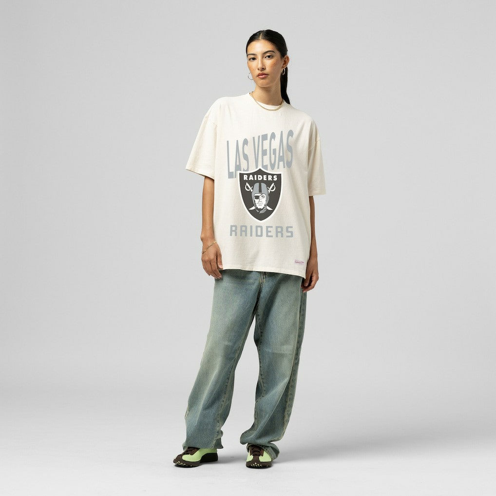 Women's Logo Rise Boyfriend T-Shirt - Las Vegas Raiders T-shirts