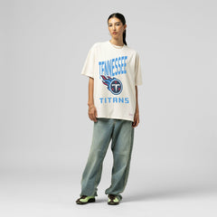 Women's Logo Rise Boyfriend T-Shirt - Tennessee Titans T-shirts