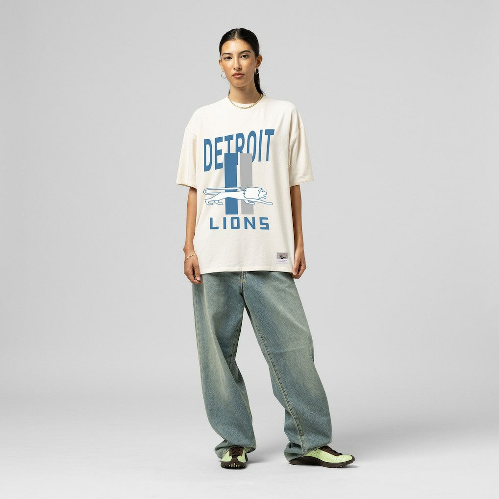 Women's Logo Rise Boyfriend T-Shirt - Detroit Lions T-shirts
