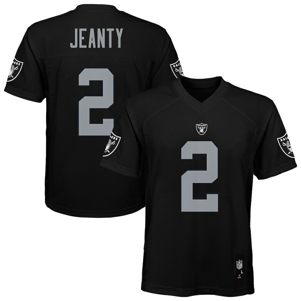 Ashton Jeanty  Youth Replica Player Jersey - Las Vegas Raiders Jerseys