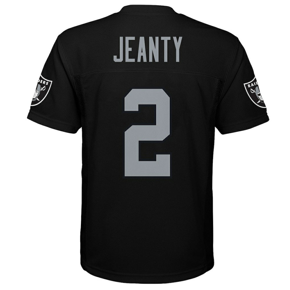 Ashton Jeanty  Youth Replica Player Jersey - Las Vegas Raiders Jerseys