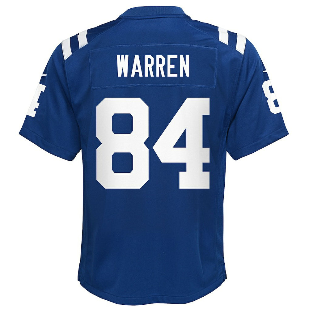 Tyler Warren  Youth Team Game Jersey - Indianapolis Colts Jerseys