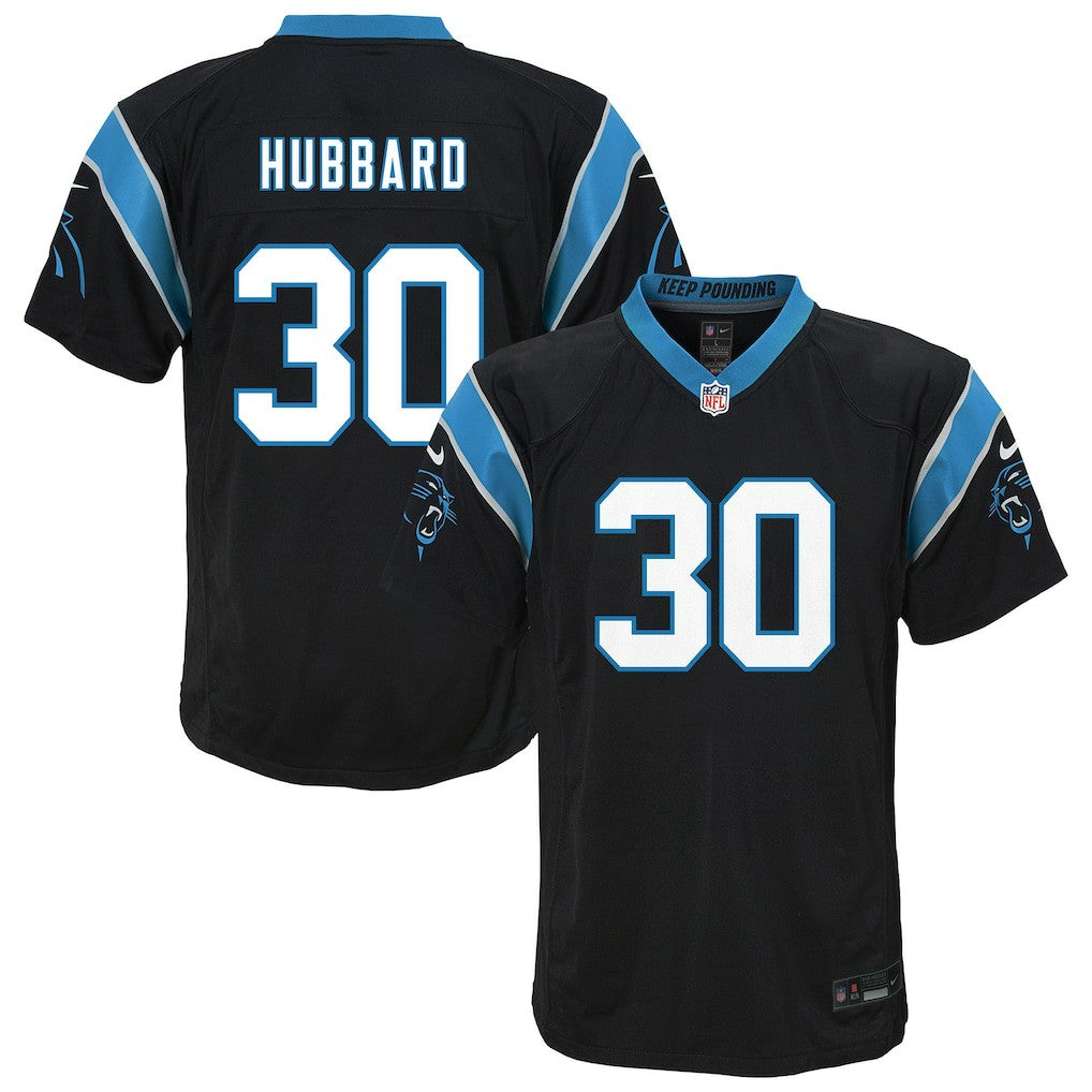 Chuba Hubbard  Youth Team Game Jersey - Carolina Panthers Jerseys