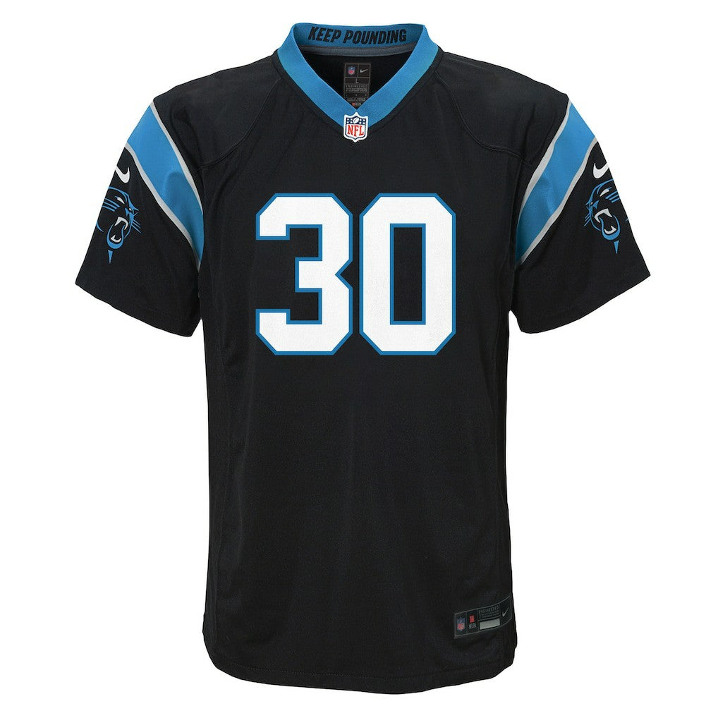 Chuba Hubbard  Youth Team Game Jersey - Carolina Panthers Jerseys