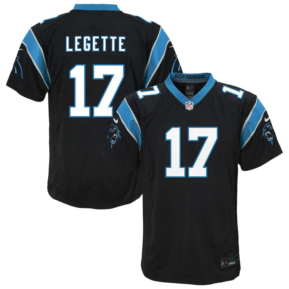 Xavier Legette  Youth Team Game Jersey - Carolina Panthers Jerseys