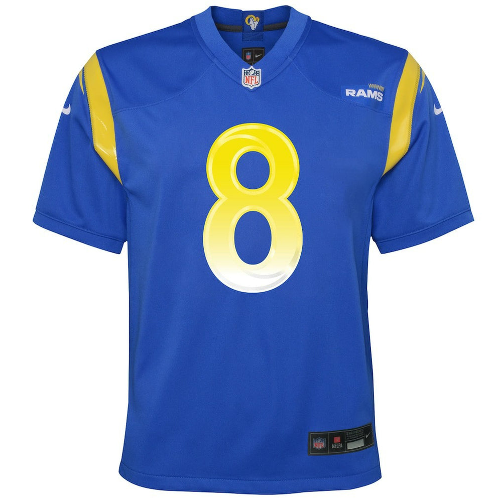 Jared Verse  Youth Team Game Jersey - Los Angeles Rams Jerseys