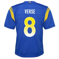 Jared Verse  Youth Team Game Jersey - Los Angeles Rams Jerseys