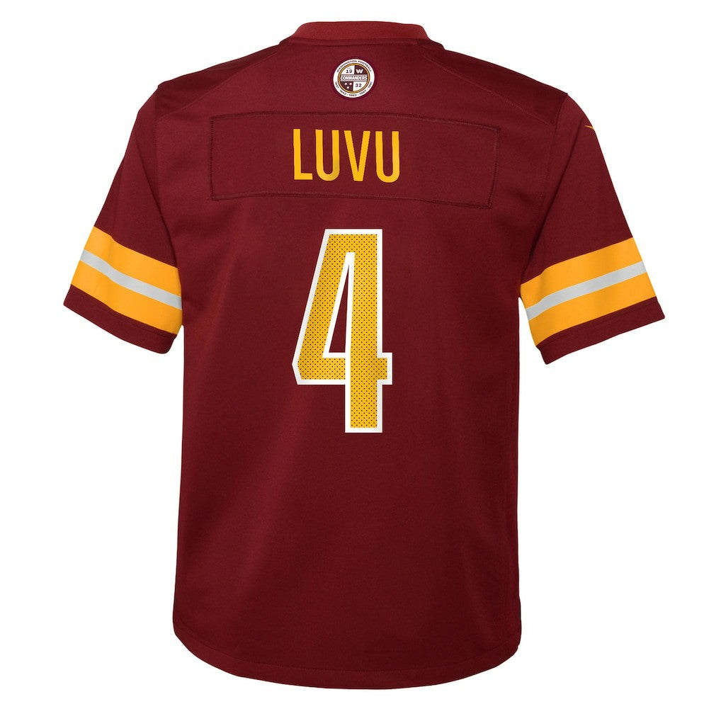 Frankie Luvu  Youth Team Game Jersey - Washington Commanders Jerseys