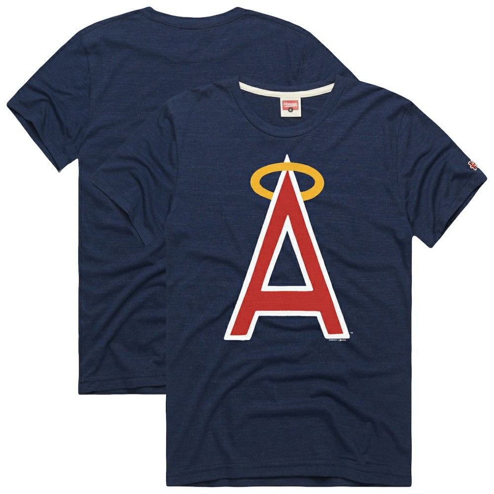Navy Los Angeles Angels Homage Hyper Local Refresh T-Shirt