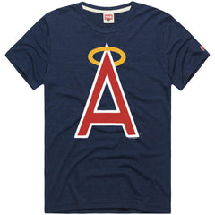 Navy Los Angeles Angels Homage Hyper Local Refresh T-Shirt