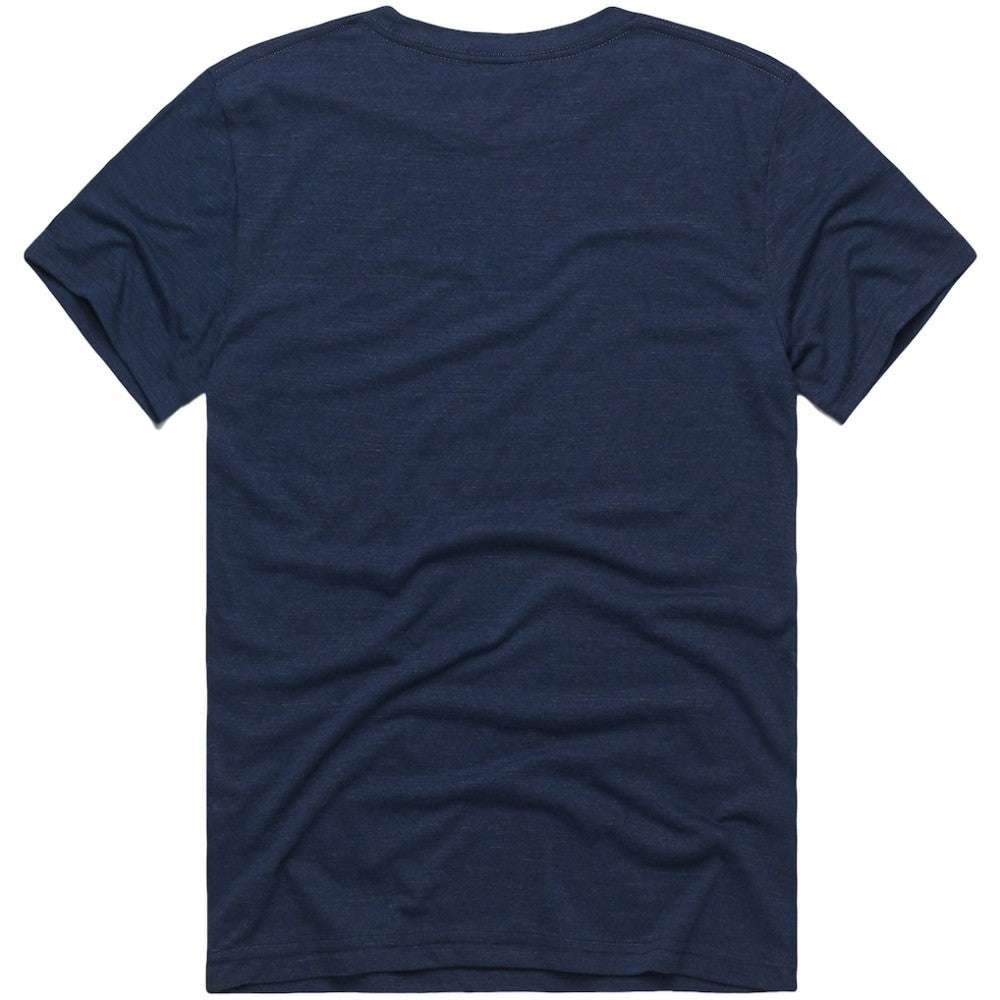Navy Chicago Cubs Homage Hyper Local Refresh Tri-Blend T-Shirt