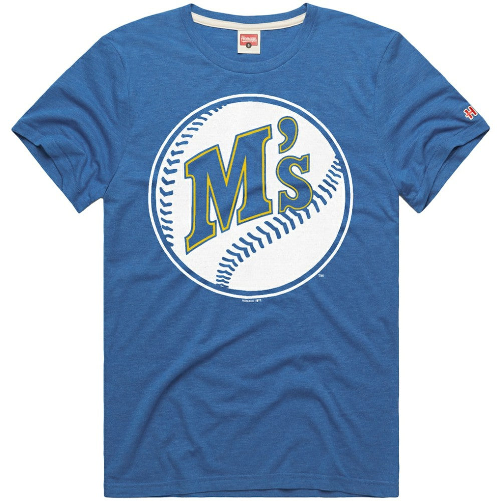 Royal Seattle Mariners Homage Hyper Local Refresh T-Shirt