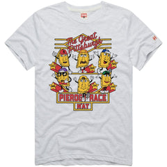 Ash Pittsburgh Pirates Homage Hyper Local Refresh Tri-Blend T-Shirt