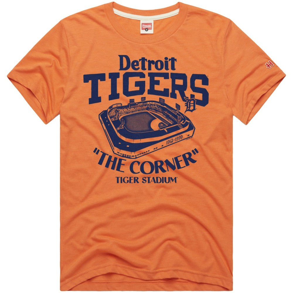 Orange Detroit Tigers Homage Hyper Local Refresh Tri-Blend T-Shirt