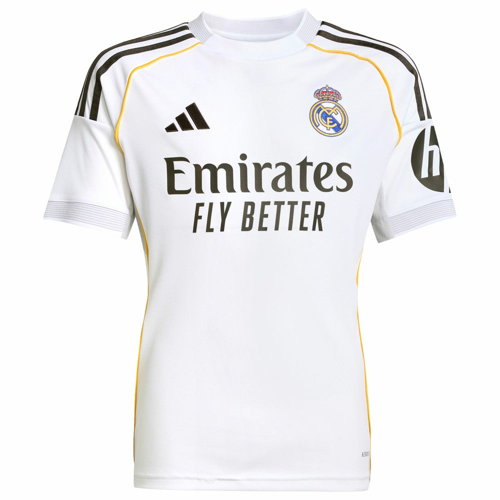Kylian Mbappé Real Madrid Youth 2025/26 Home Replica Player Jersey