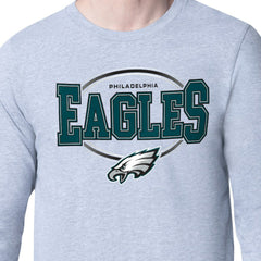 Starter Team Track Graphic Long Sleeve T-Shirt - Philadelphia Eagles T-shirts