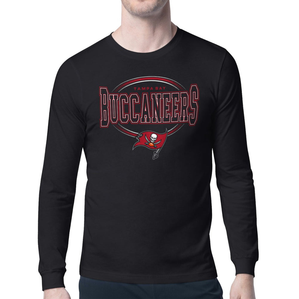 Starter Team Track Graphic Long Sleeve T-Shirt - Tampa Bay Buccaneers T-shirts