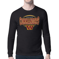 Starter Team Track Graphic Long Sleeve T-Shirt - Washington Commanders T-shirts