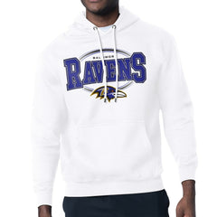 Starter Team Track Graphic Pullover Hoodie - Baltimore Ravens Hoodies