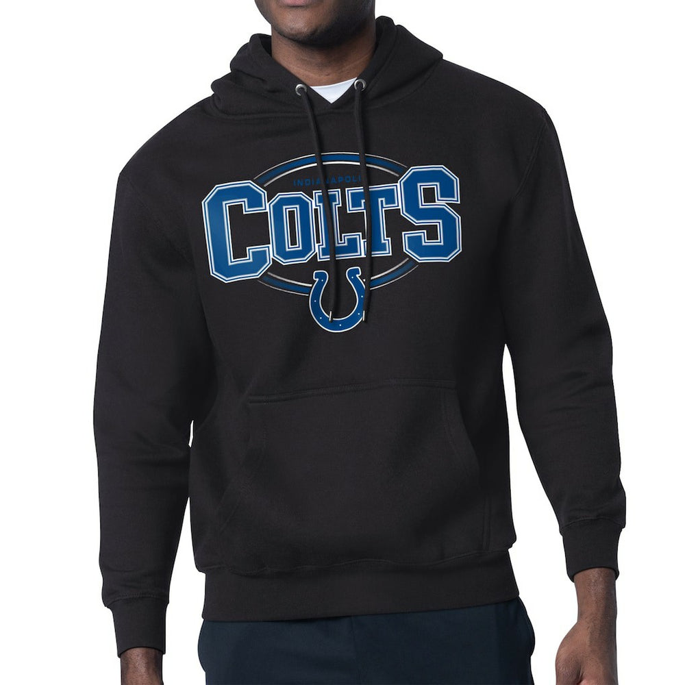 Starter Team Track Graphic Pullover Hoodie - Indianapolis Colts Hoodies