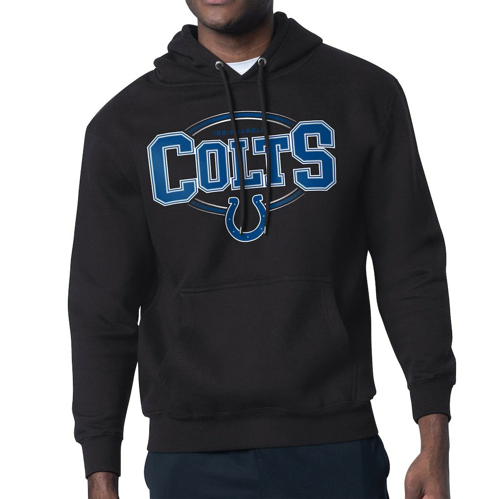 Starter Team Track Graphic Pullover Hoodie - Indianapolis Colts Hoodies