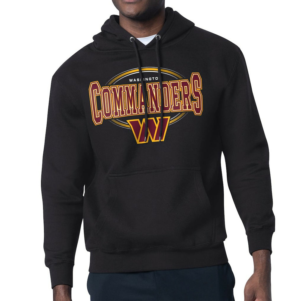 Starter Team Track Graphic Pullover Hoodie - Washington Commanders Hoodies