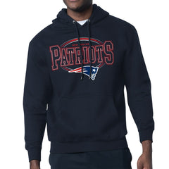 Starter Team Track Graphic Pullover Hoodie - New England Patriots Hoodies