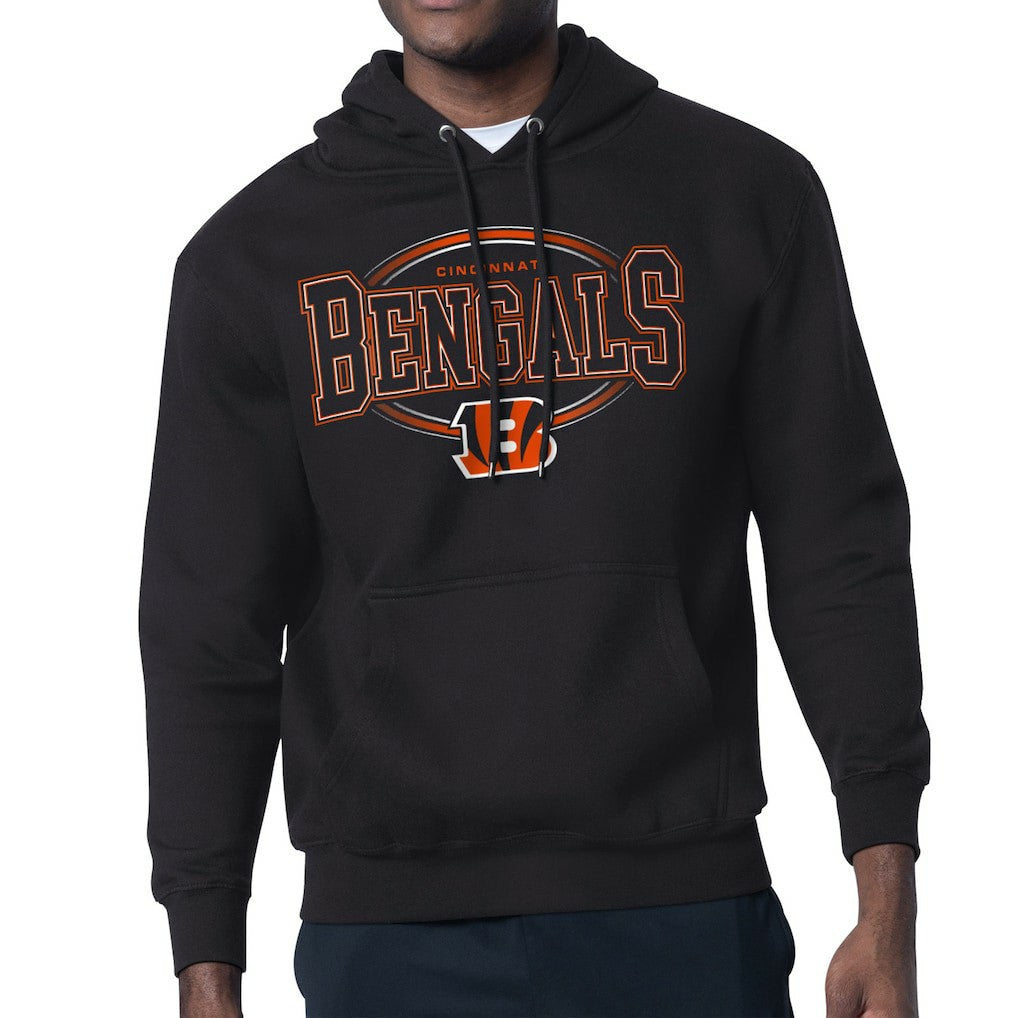 Starter Team Track Graphic Pullover Hoodie - Cincinnati Bengals Hoodies