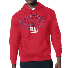 Starter Team Track Graphic Pullover Hoodie - New York Giants Hoodies