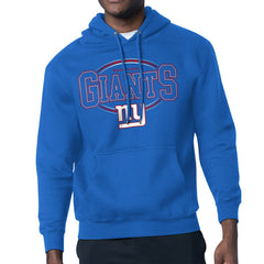 Starter Team Track Graphic Pullover Hoodie - New York Giants Hoodies