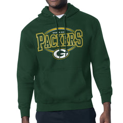 Starter Team Track Graphic Pullover Hoodie - Green Bay Packers Hoodies