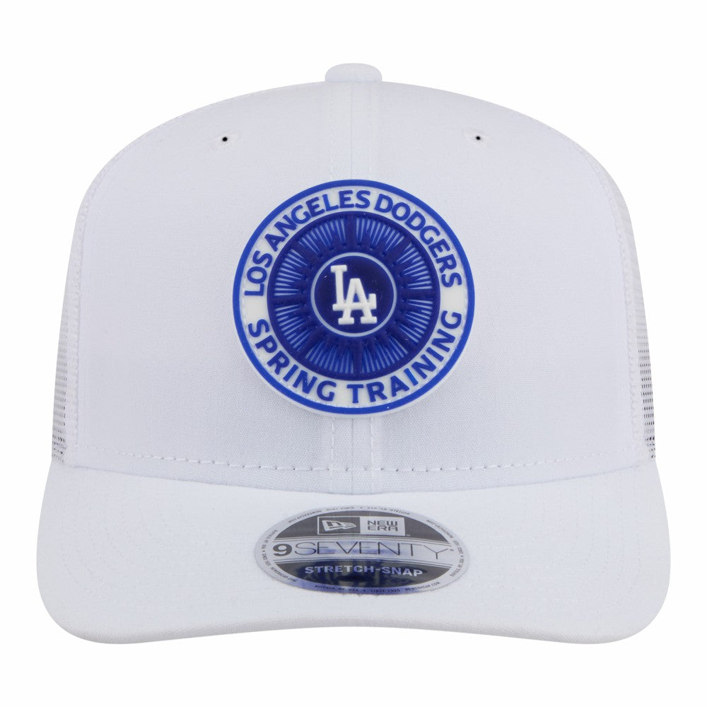 White Los Angeles Dodgers New Era 2026 Spring Training Fan Pack 9SEVENTY Adjustable Trucker Hat