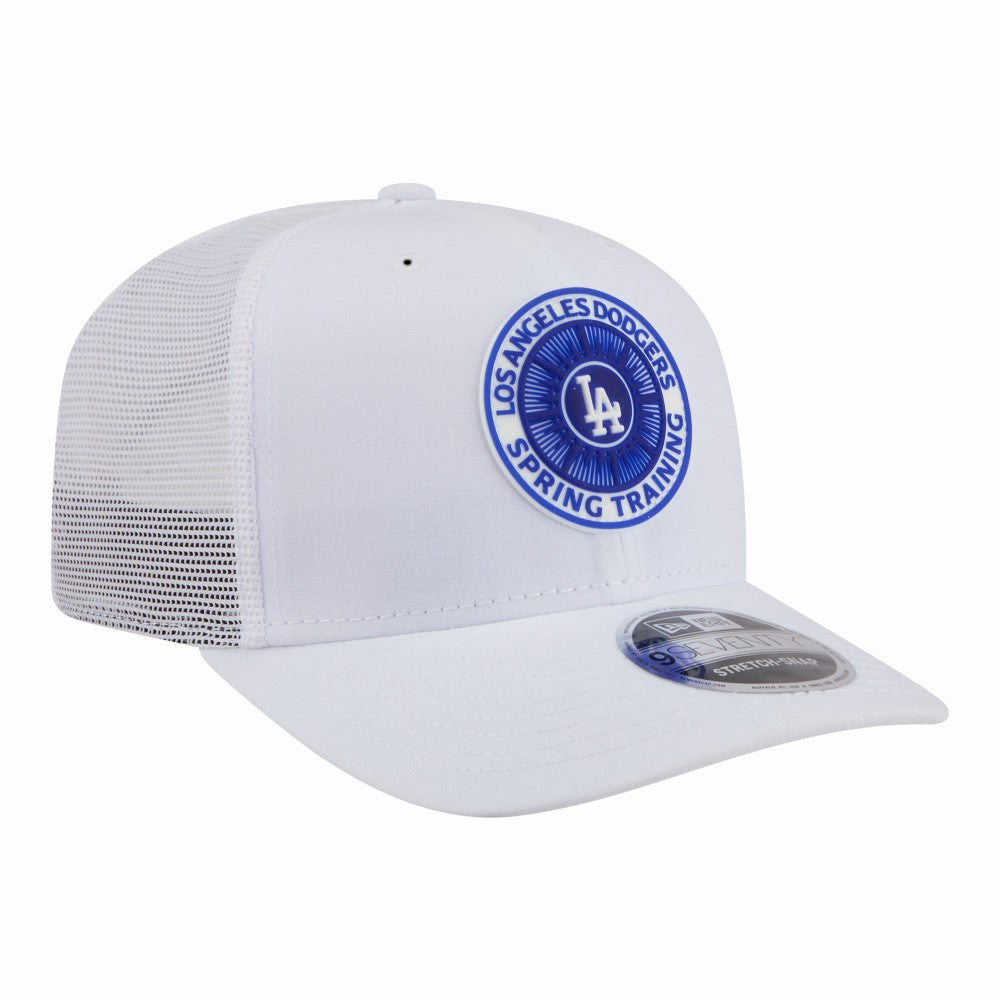 White Los Angeles Dodgers New Era 2026 Spring Training Fan Pack 9SEVENTY Adjustable Trucker Hat