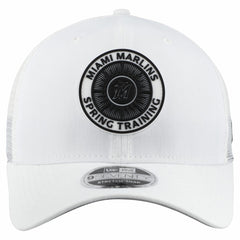 White Miami Marlins New Era 2026 Spring Training Fan Pack 9SEVENTY Adjustable Trucker Hat