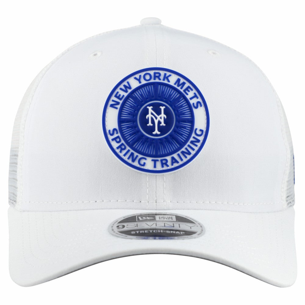 White New York Mets New Era 2026 Spring Training Fan Pack 9SEVENTY Adjustable Trucker Hat