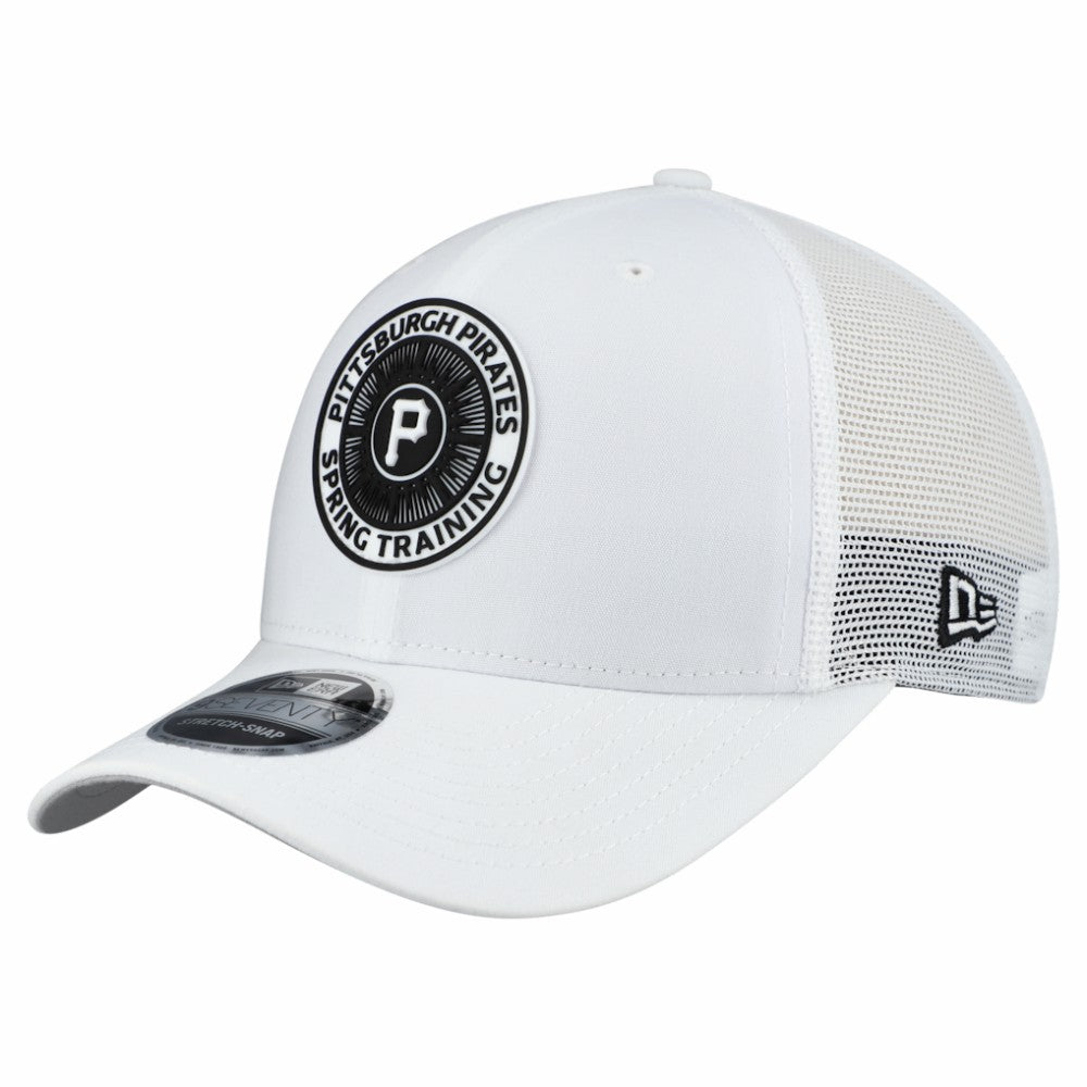 White Pittsburgh Pirates New Era 2026 Spring Training Fan Pack 9SEVENTY Adjustable Trucker Hat