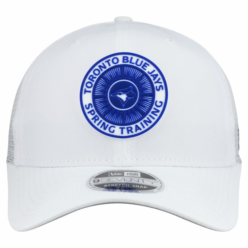White Toronto Blue Jays New Era 2026 Spring Training Fan Pack 9SEVENTY Adjustable Trucker Hat