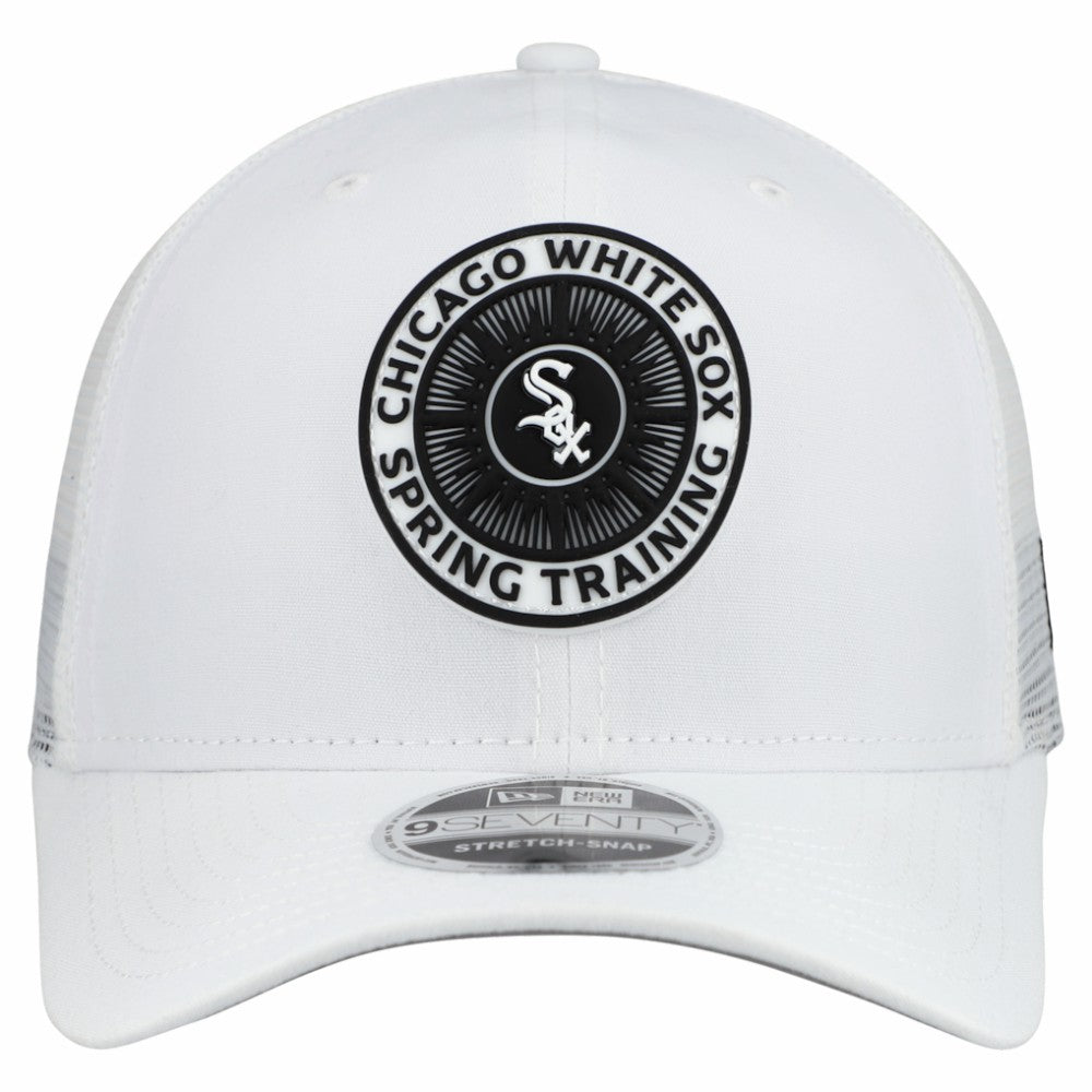 White Chicago White Sox New Era 2026 Spring Training Fan Pack 9SEVENTY Adjustable Trucker Hat