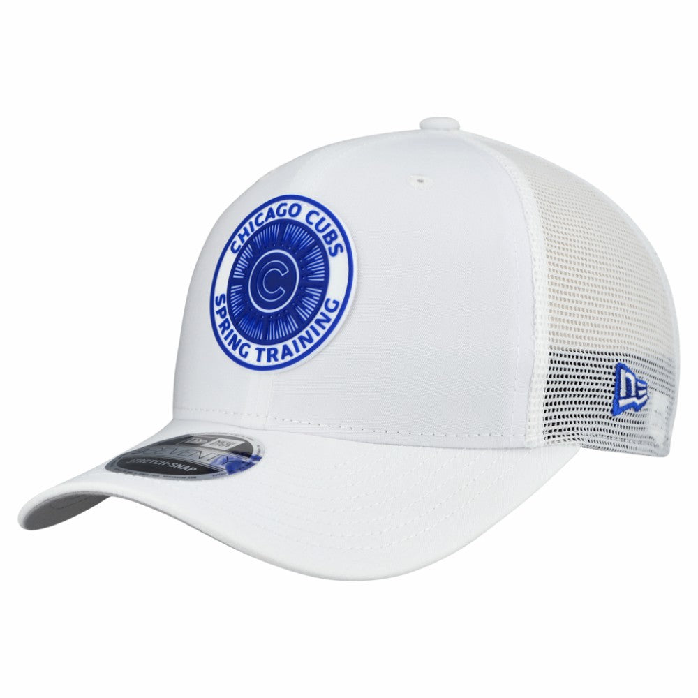 White Chicago Cubs New Era 2026 Spring Training Fan Pack 9SEVENTY Adjustable Trucker Hat