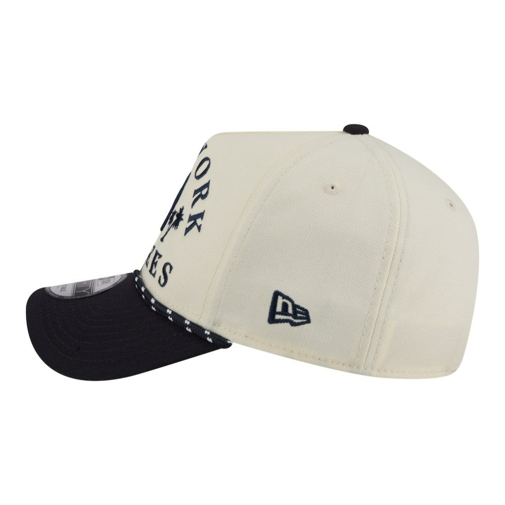 Cream New York Yankees New Era 2026 Spring Training Fan Pack Rope A-Frame 9FORTY Adjustable Hat
