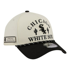 Cream Chicago White Sox New Era 2026 Spring Training Fan Pack Rope A-Frame 9FORTY Adjustable Hat