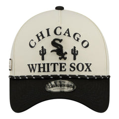 Cream Chicago White Sox New Era 2026 Spring Training Fan Pack Rope A-Frame 9FORTY Adjustable Hat