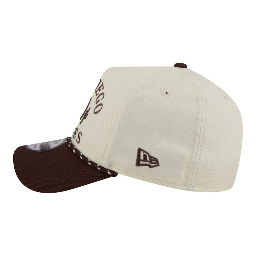Cream San Diego Padres New Era 2026 Spring Training Fan Pack Rope A-Frame 9FORTY Adjustable Hat