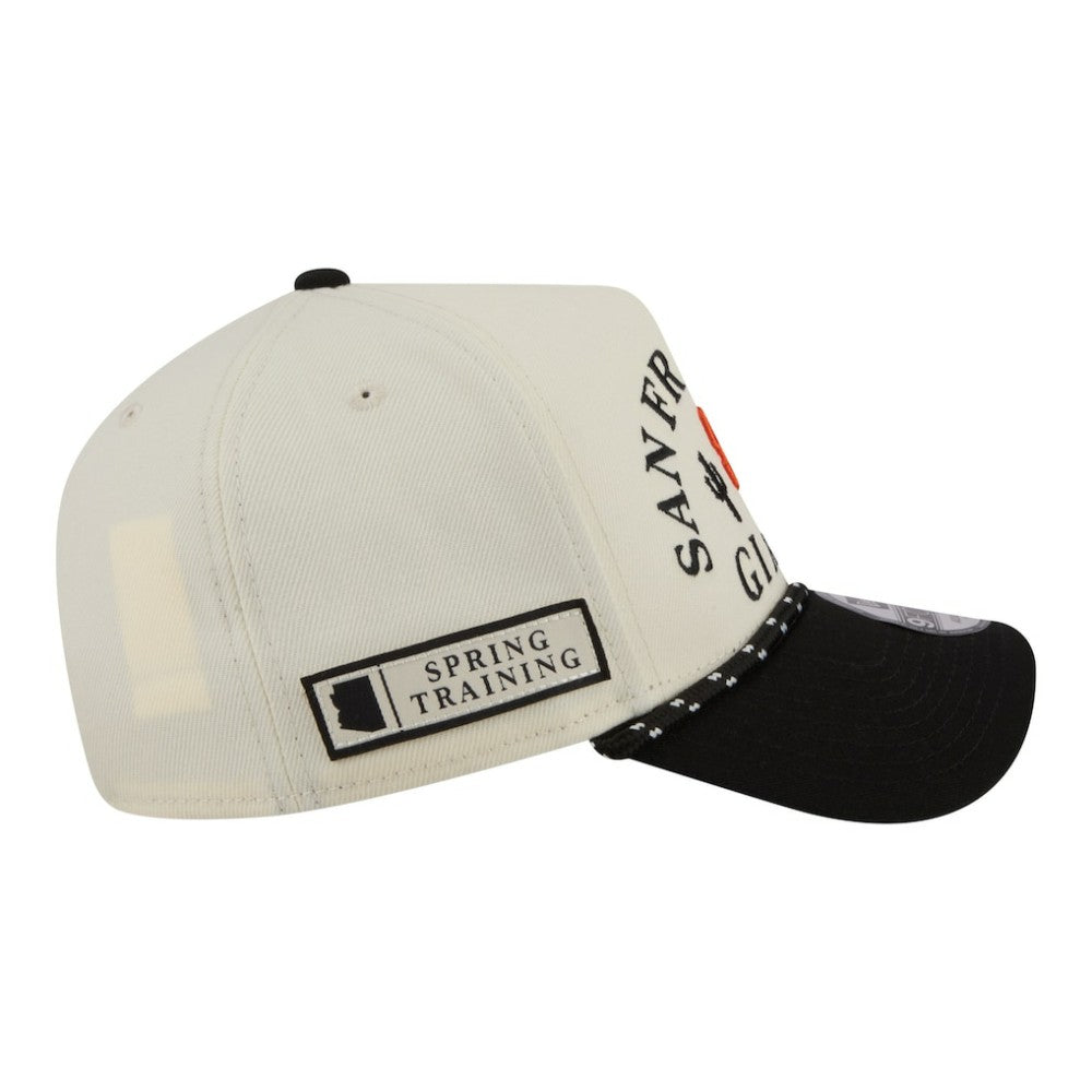 Cream San Francisco Giants New Era 2026 Spring Training Fan Pack Rope A-Frame 9FORTY Adjustable Hat