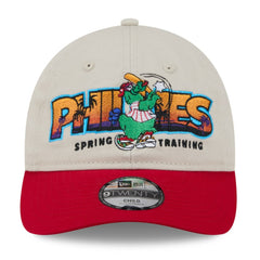 Stone/Red Philadelphia Phillies New Era Youth 2026 Spring Training Fan Pack Batter 9TWENTY Adjustable Hat