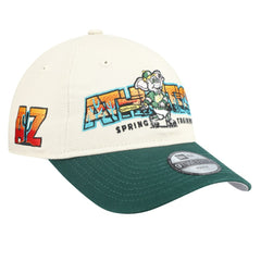 Stone/Green Athletics New Era Youth 2026 Spring Training Fan Pack Batter 9TWENTY Adjustable Hat