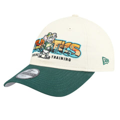 Stone/Green Athletics New Era Youth 2026 Spring Training Fan Pack Batter 9TWENTY Adjustable Hat